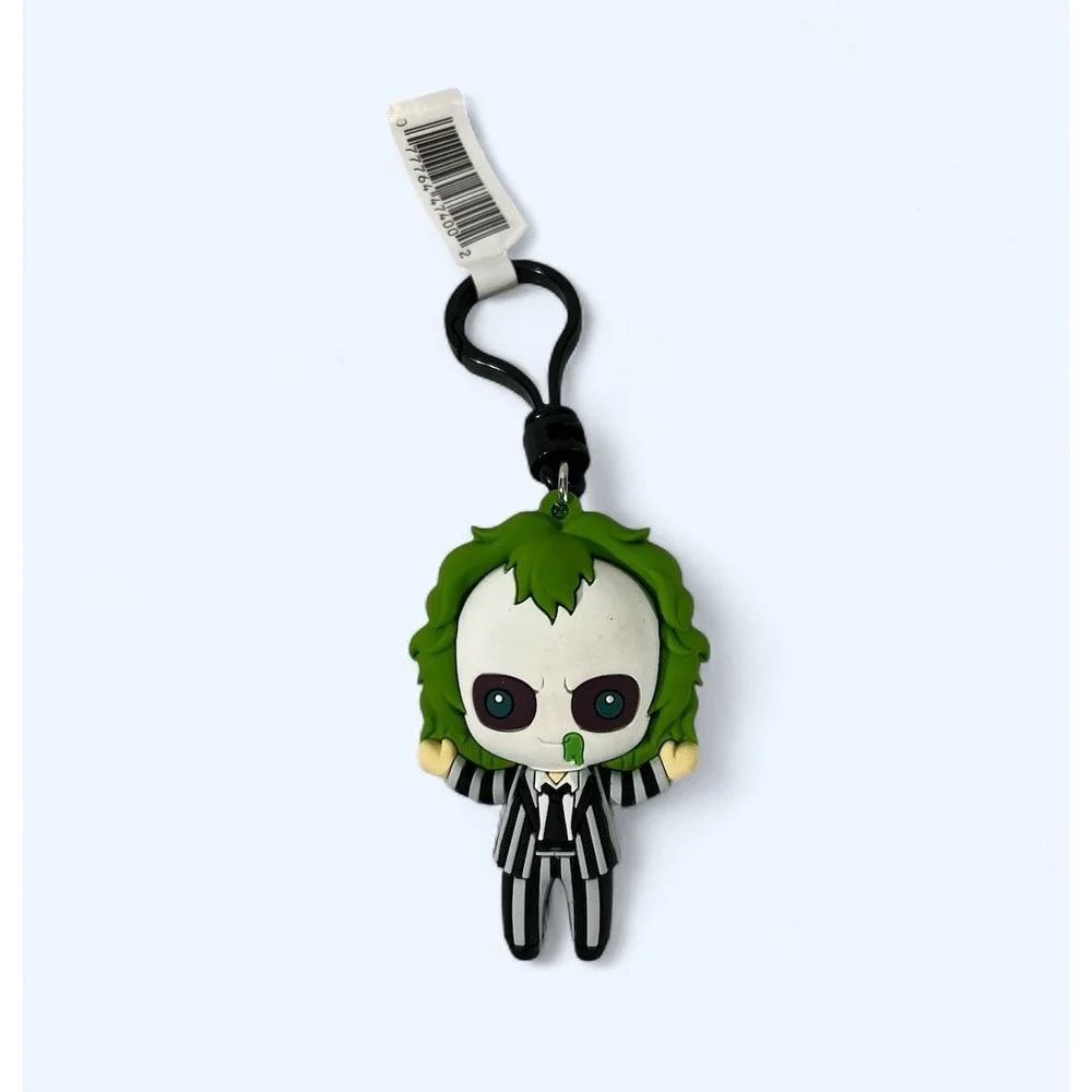 Beetlejuice NEW Beetlejuice Clip Blind Bag Movie Key Chain Monogram